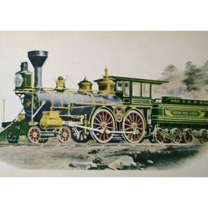 The Highland Light Vintage Railroad Card Locomotive Train #16 Railway Taunton Ma
